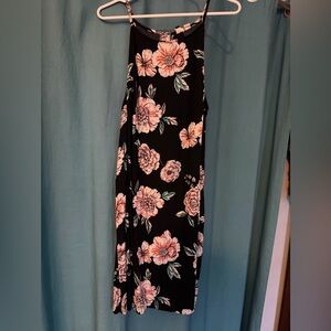 Roxy knee length halter dress